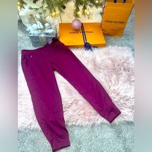 SOLD✨NWT Purple Label Healing Hands Burgundy Maroon Wine Jogger Scrub Pants, M